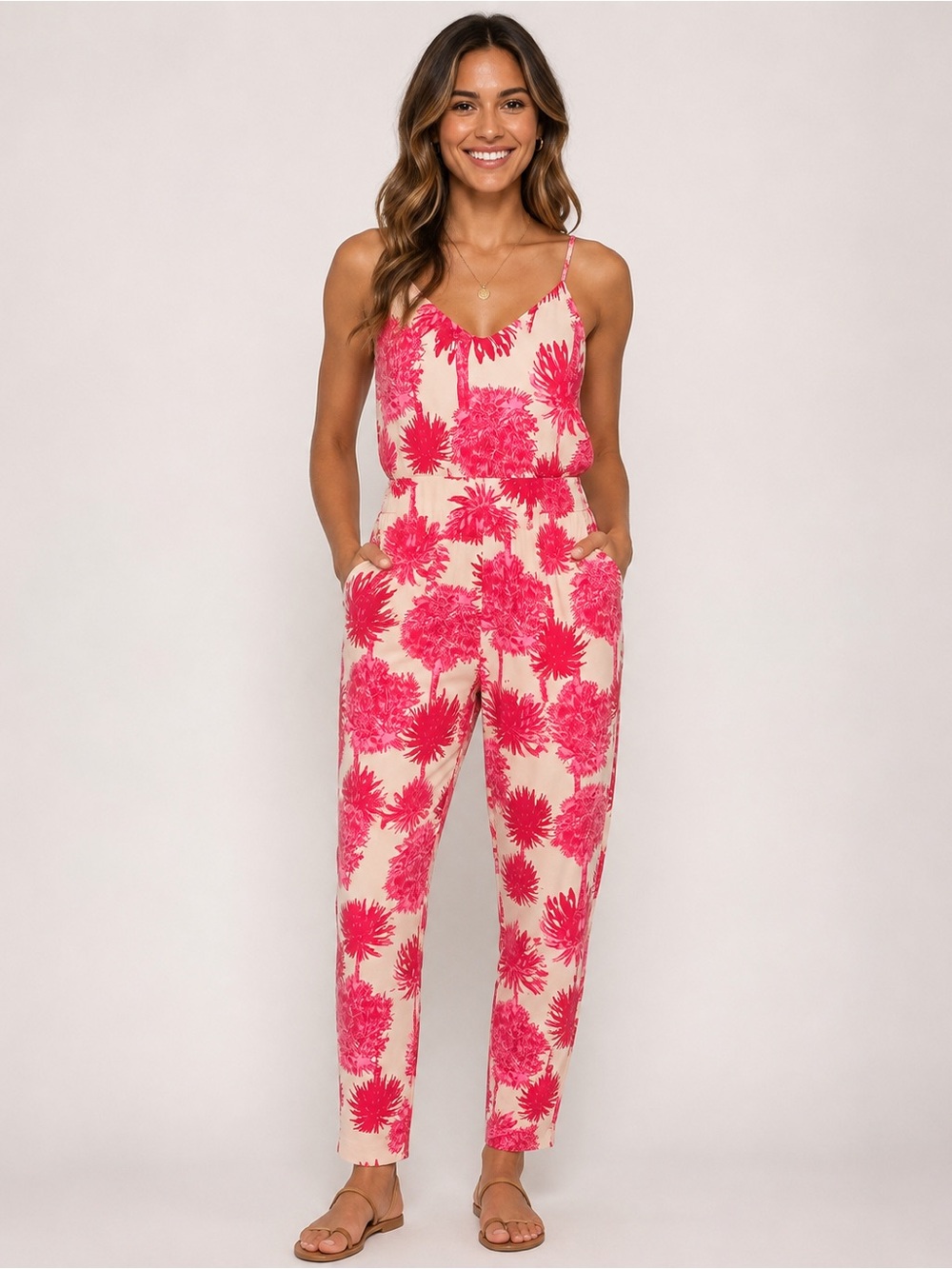 Maaji Kir Royale Floral Jumpsuit Size Large